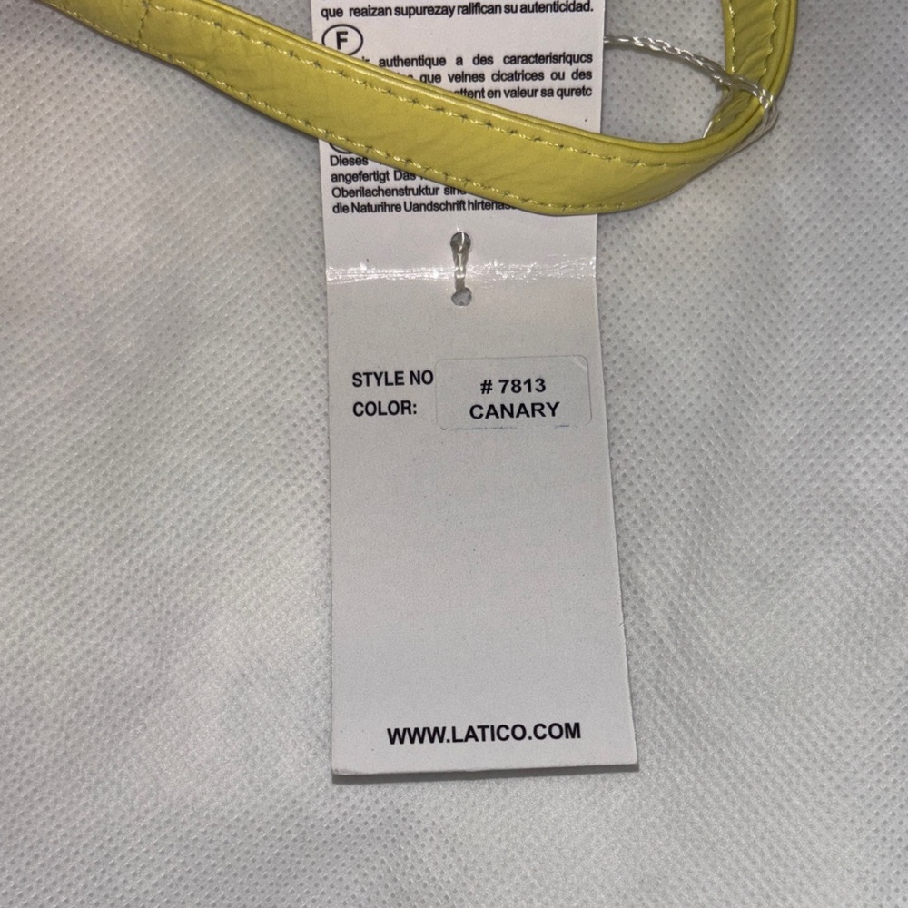 Latico Canary Yellow Leather Tote - Picture 7 of 9
